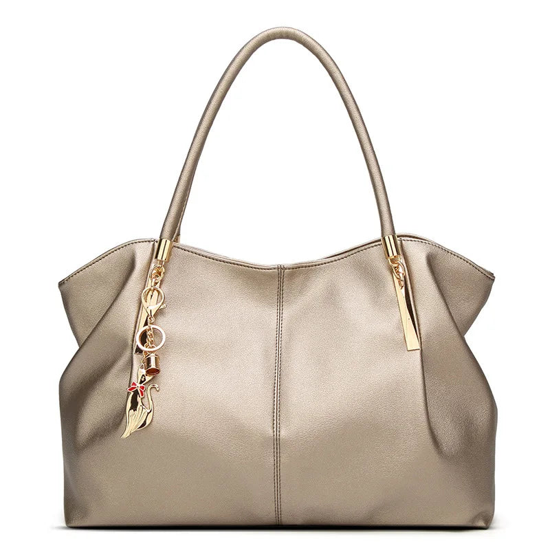 PU Leather Top-Handle Fashion Handbag
