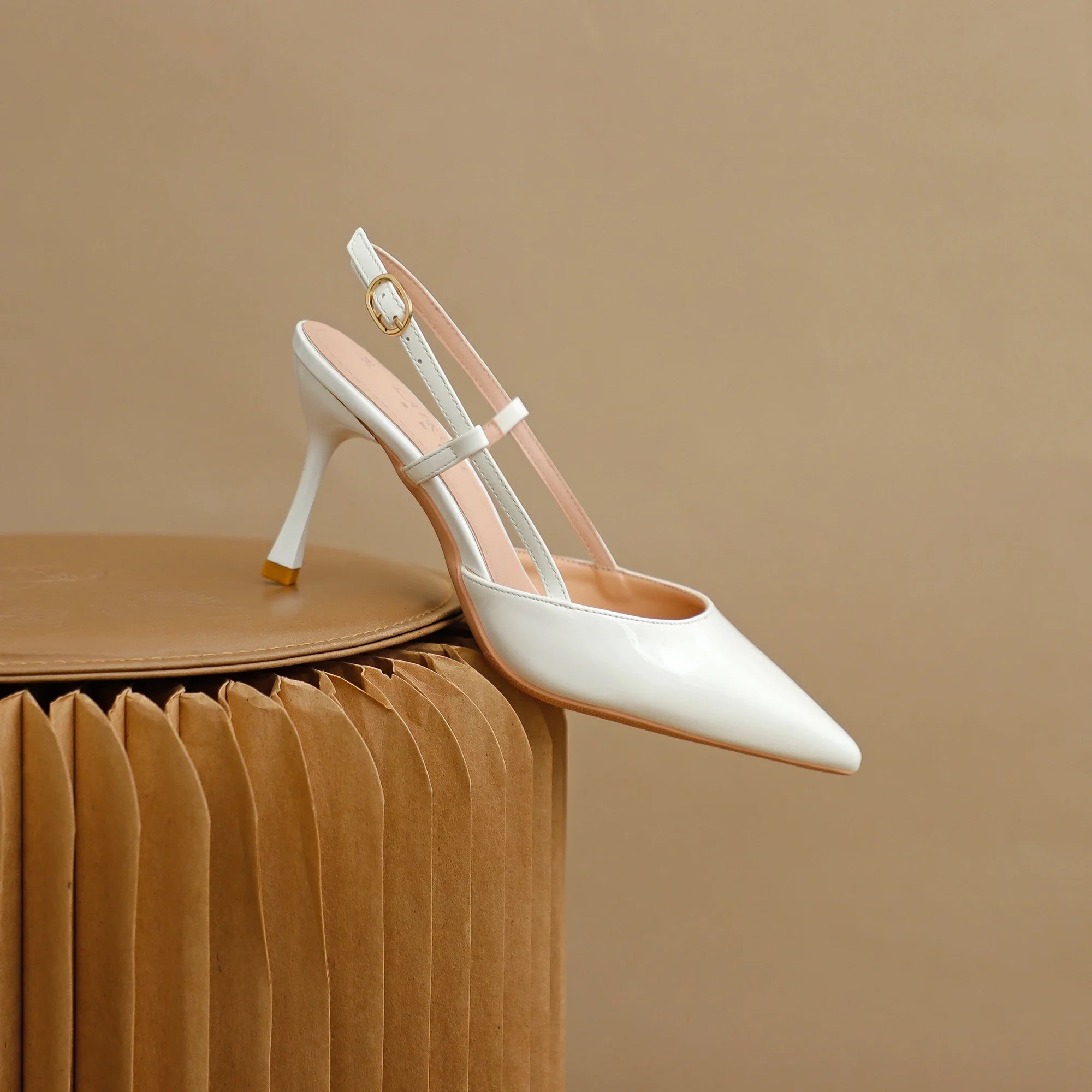 Patent Leather Pointed Toe Pumps