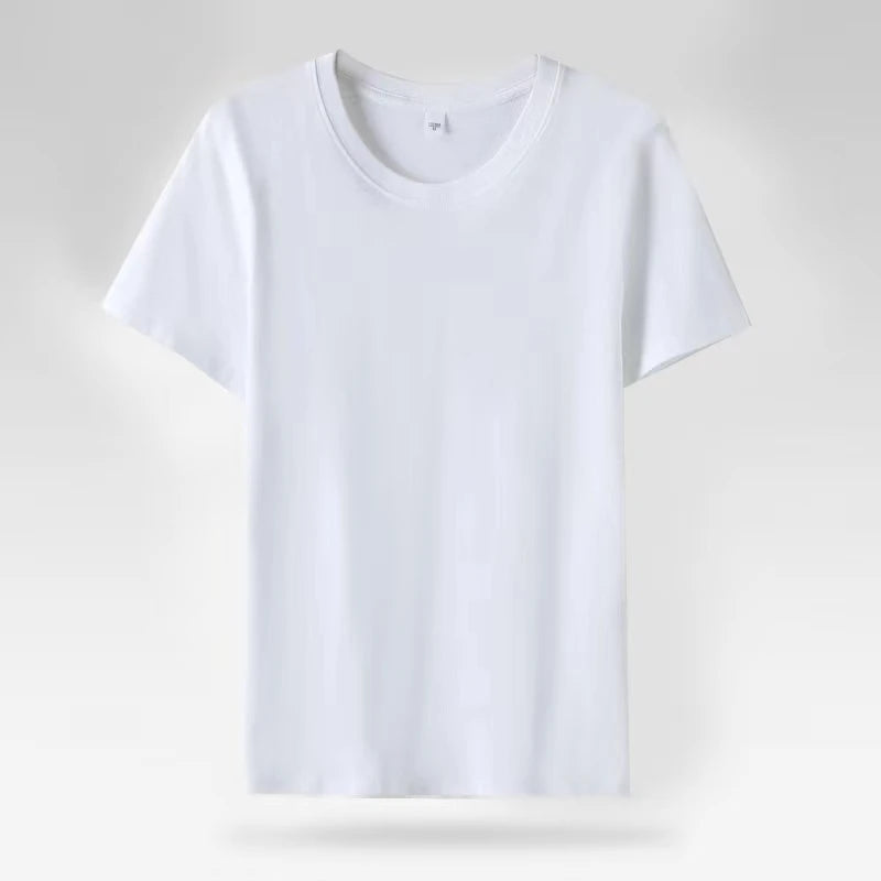 Cotton Summer Basic Tee Short Sleeve Women