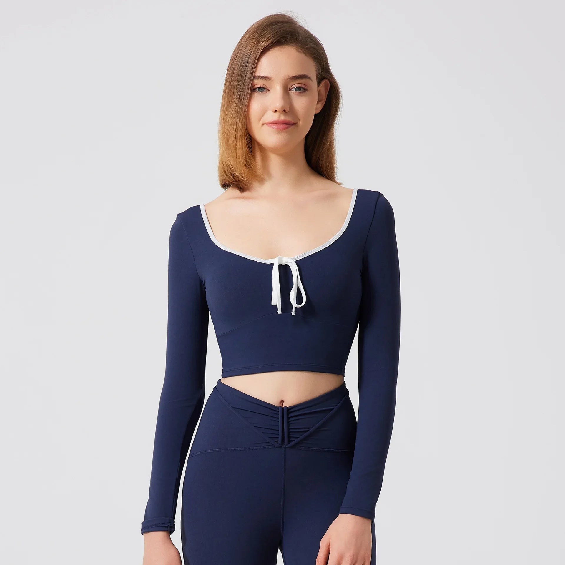 Color Block Mesh Running Fitness T-Shirt Women