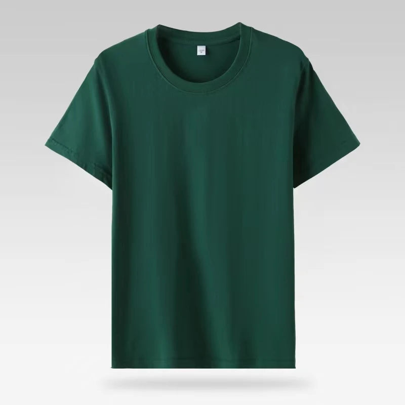 Cotton Summer Basic Tee Short Sleeve Women