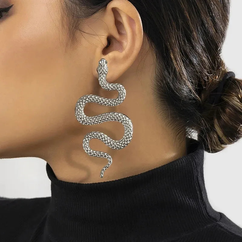 Halloween Snake Stud Earrings for Women