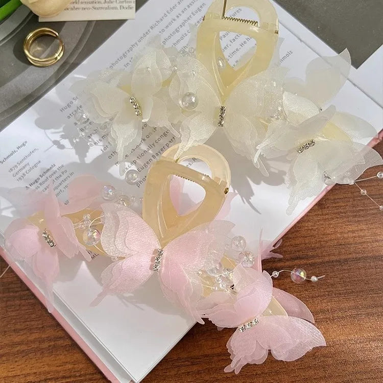 Large Butterfly Hair Claw Clip for Women