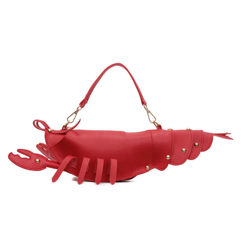 Cute Lobster PU Crossbody Bag