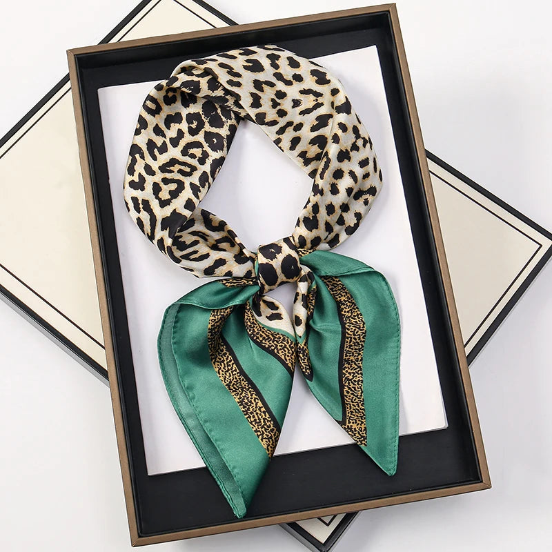 Luxury 60-Color Silk Square Scarf