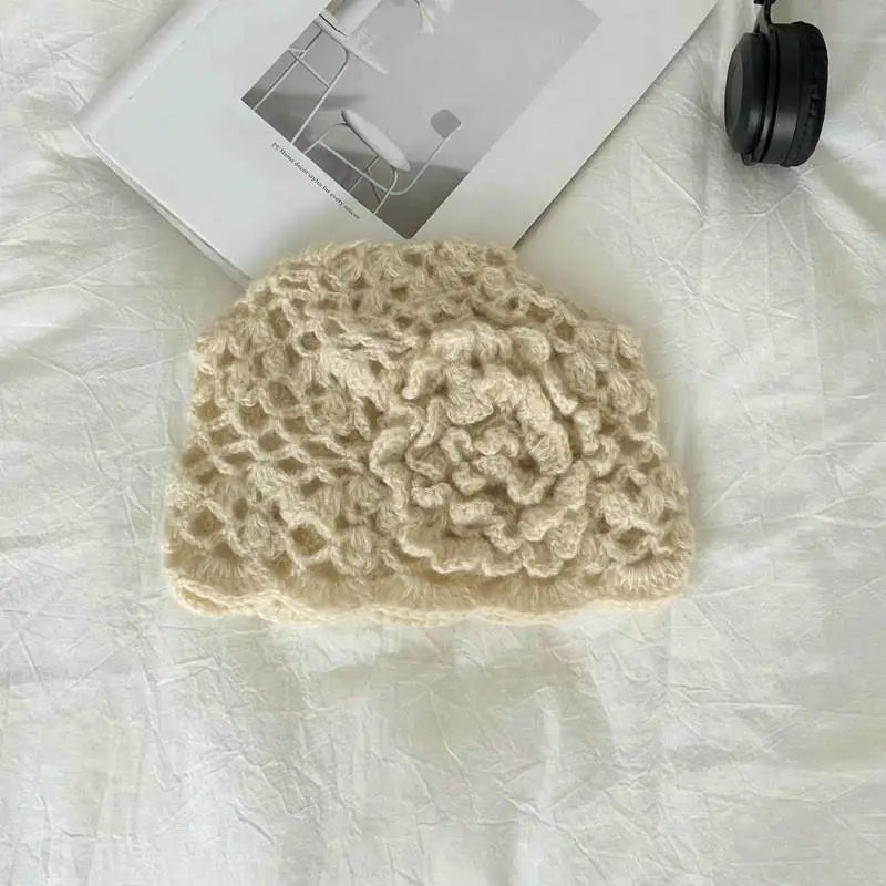 Thickened Knitted Baotou Hat with Tassel