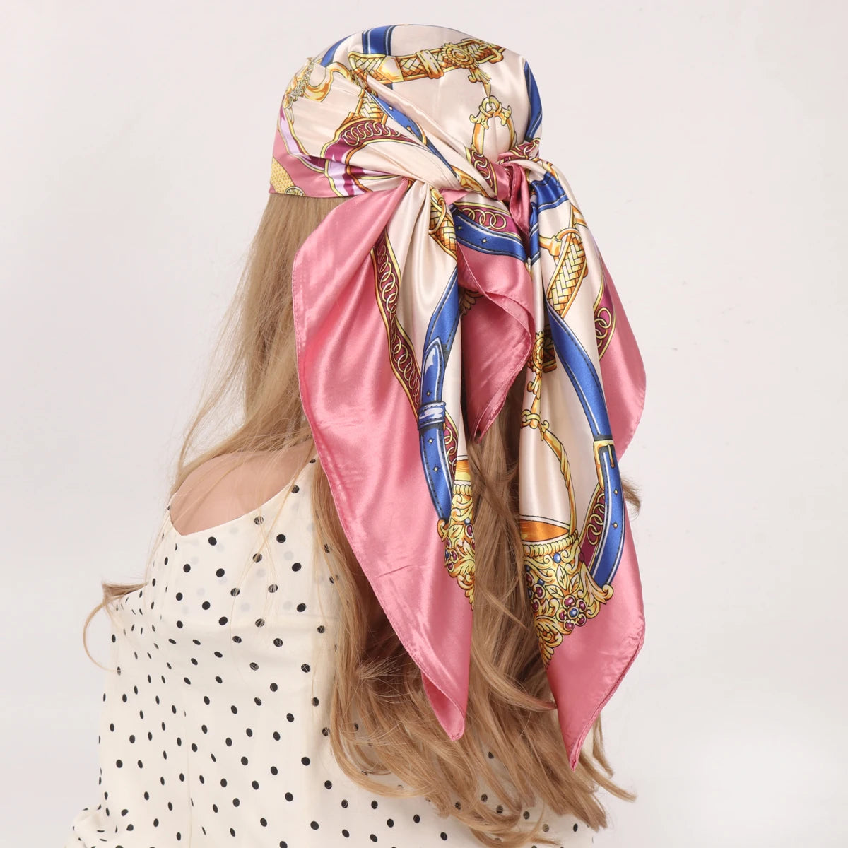 90cm Four Seasons Silk Headscarf