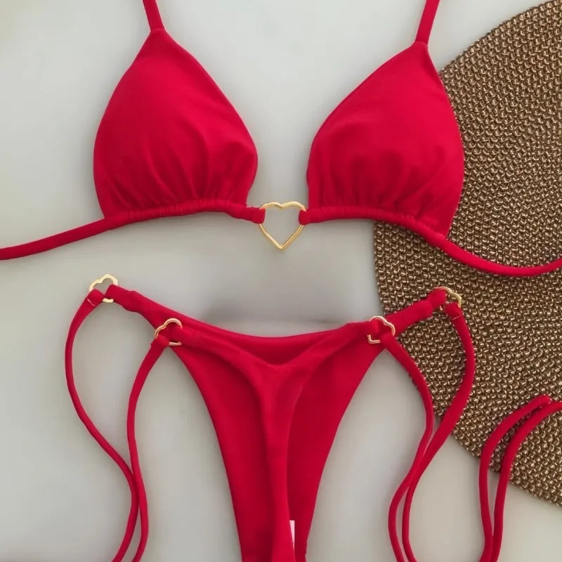 Micro Push-Up Brazilian Bikini Set Women