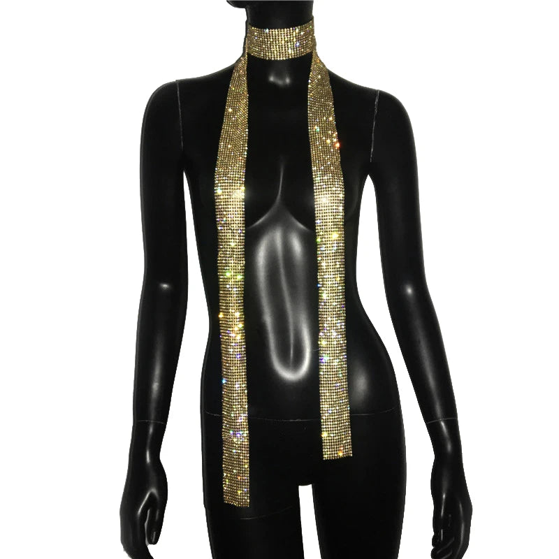 Holographic Sequined Party Scarf Women