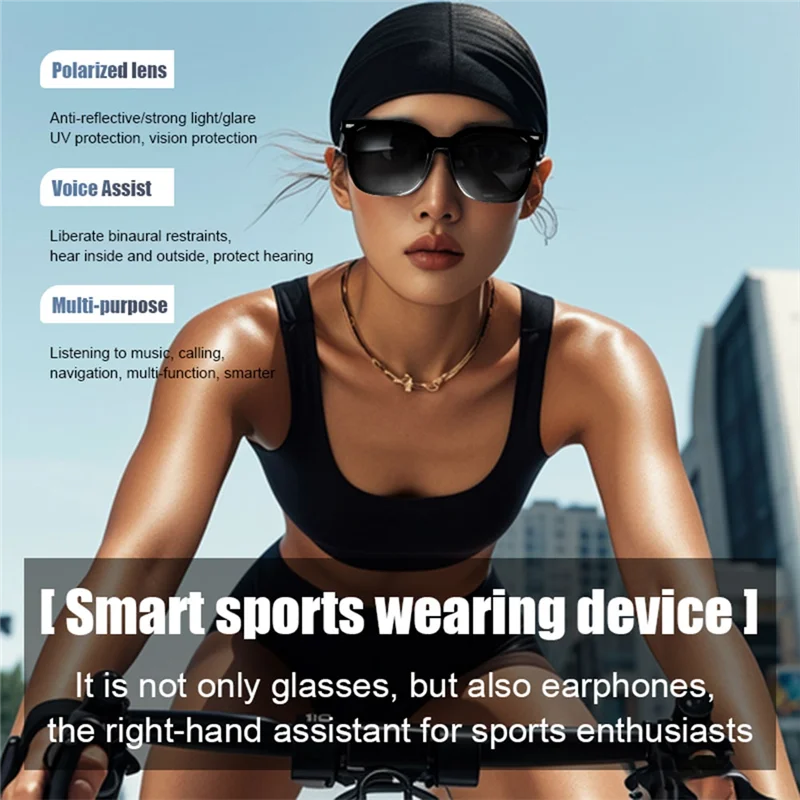 Smart Bluetooth Waterproof Sports Sunglasses Unisex