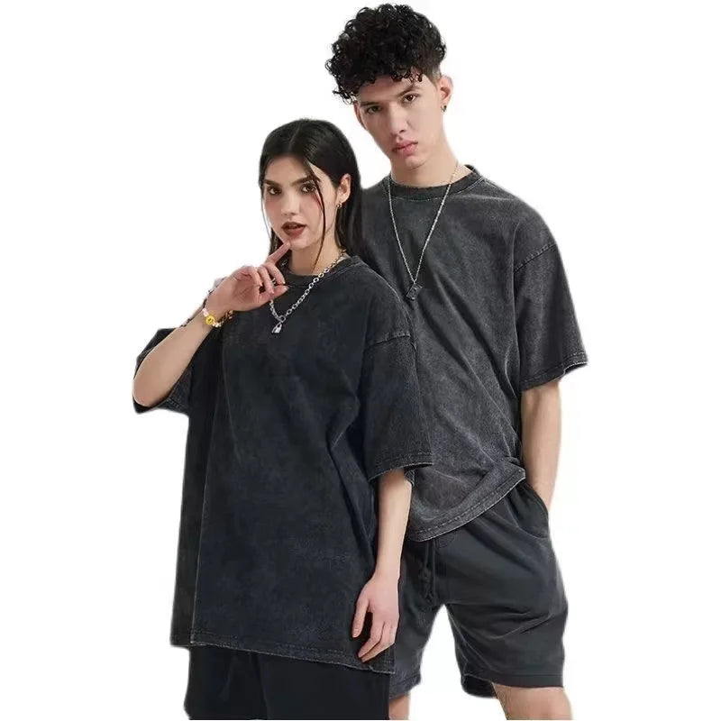 Washed Vintage Street Hip Hop T-Shirt Unisex