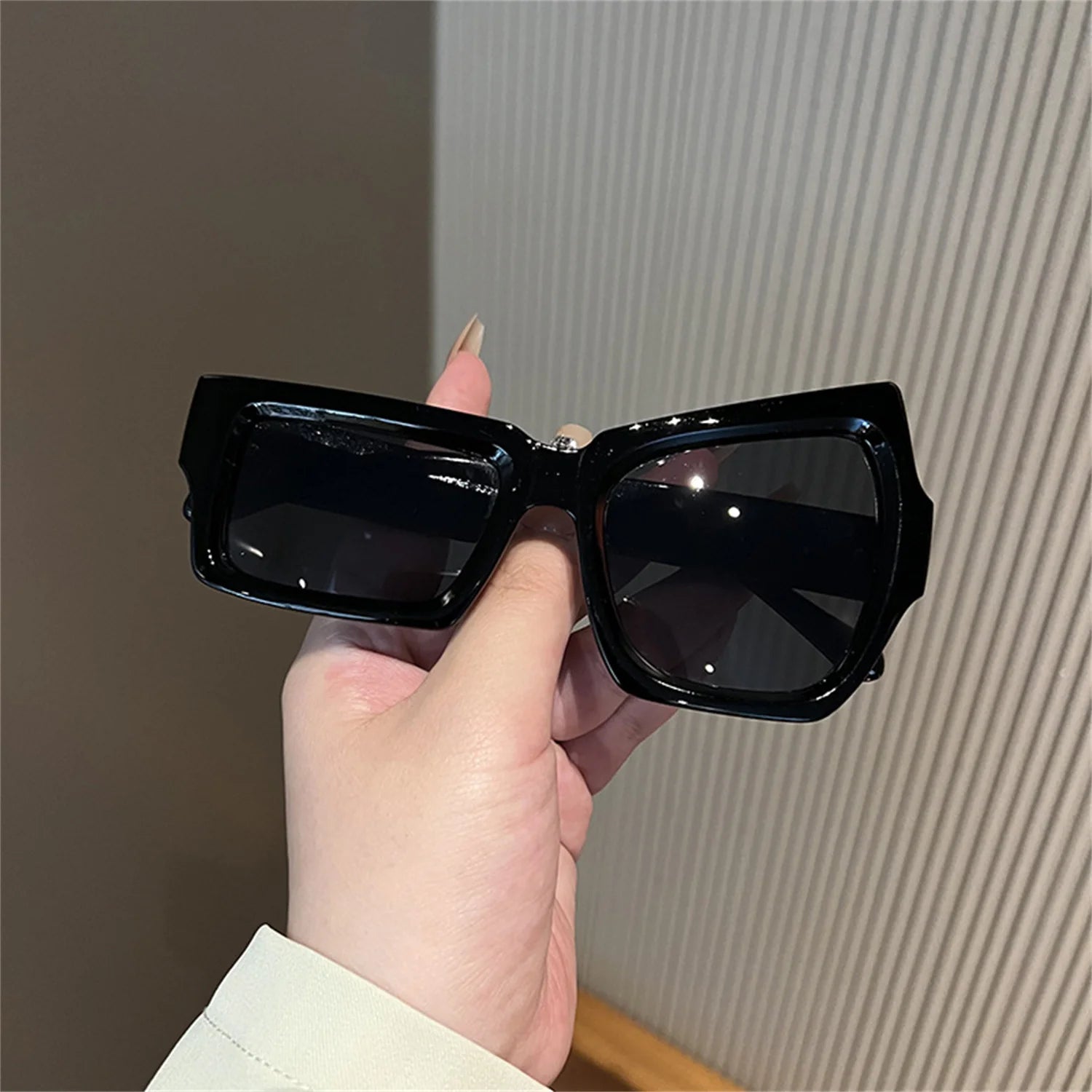 Asymmetrical Hip Hop Fashion Sunglasses Unisex