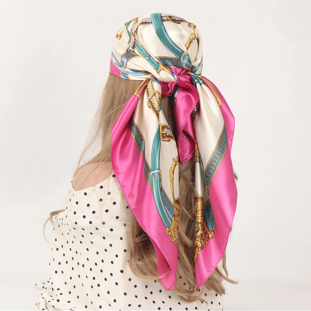 90cm Four Seasons Silk Headscarf