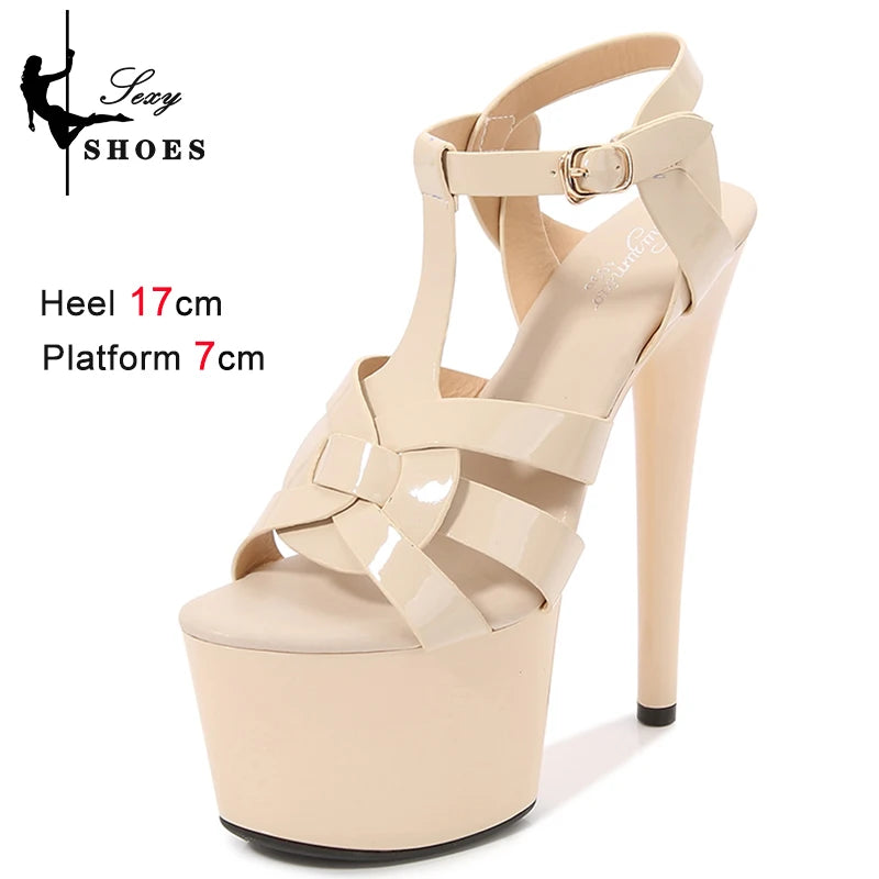 Starry Sky High Heels Platform Pumps
