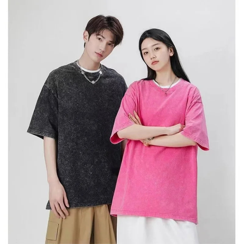 Washed Vintage Street Hip Hop T-Shirt Unisex