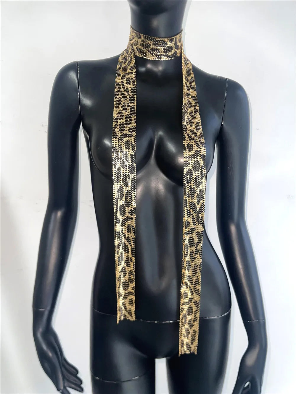 Holographic Sequined Party Scarf Women