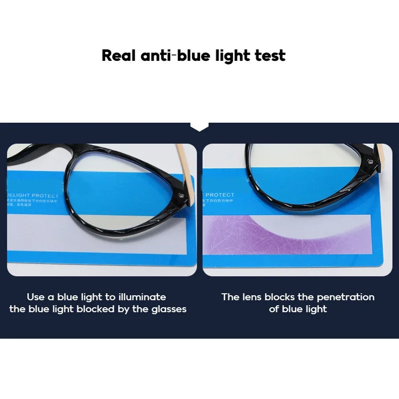 Transparent Anti Blue Light Cat Eye Glasses