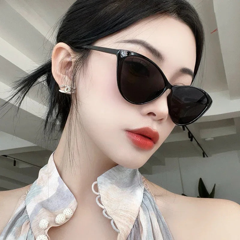 Small Cat Eye Polarized Vintage Sunglasses