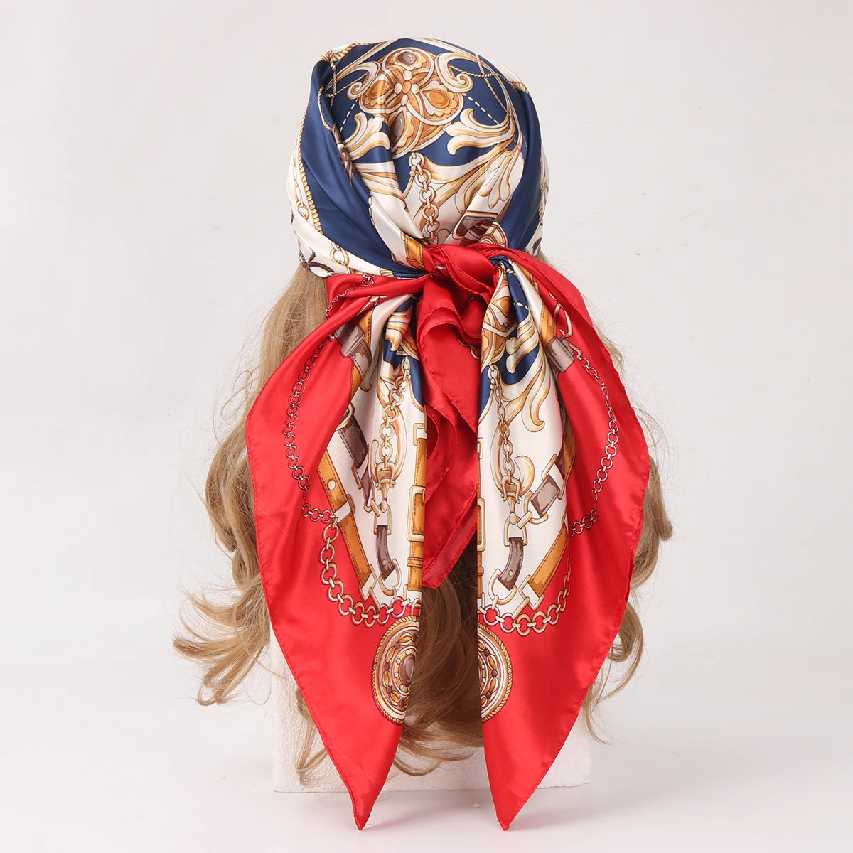 90cm Four Seasons Silk Headscarf