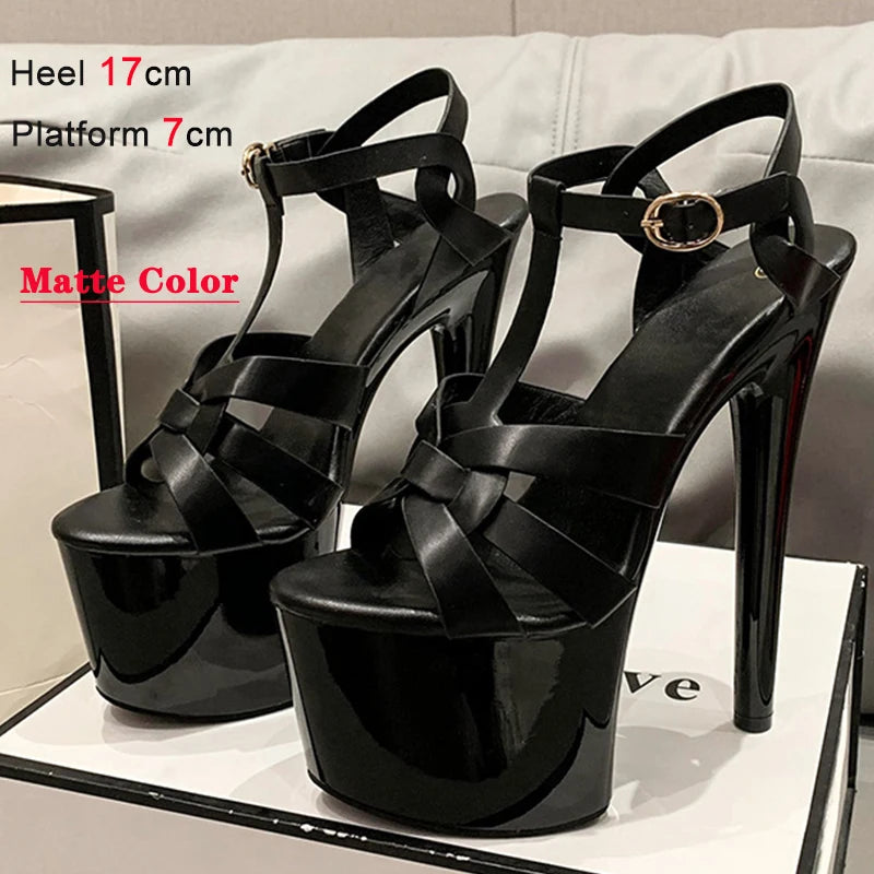 Starry Sky High Heels Platform Pumps