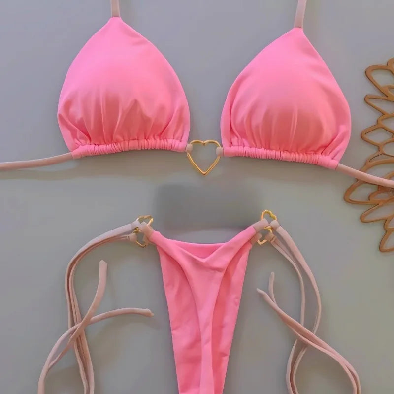 Micro Push-Up Brazilian Bikini Set Women