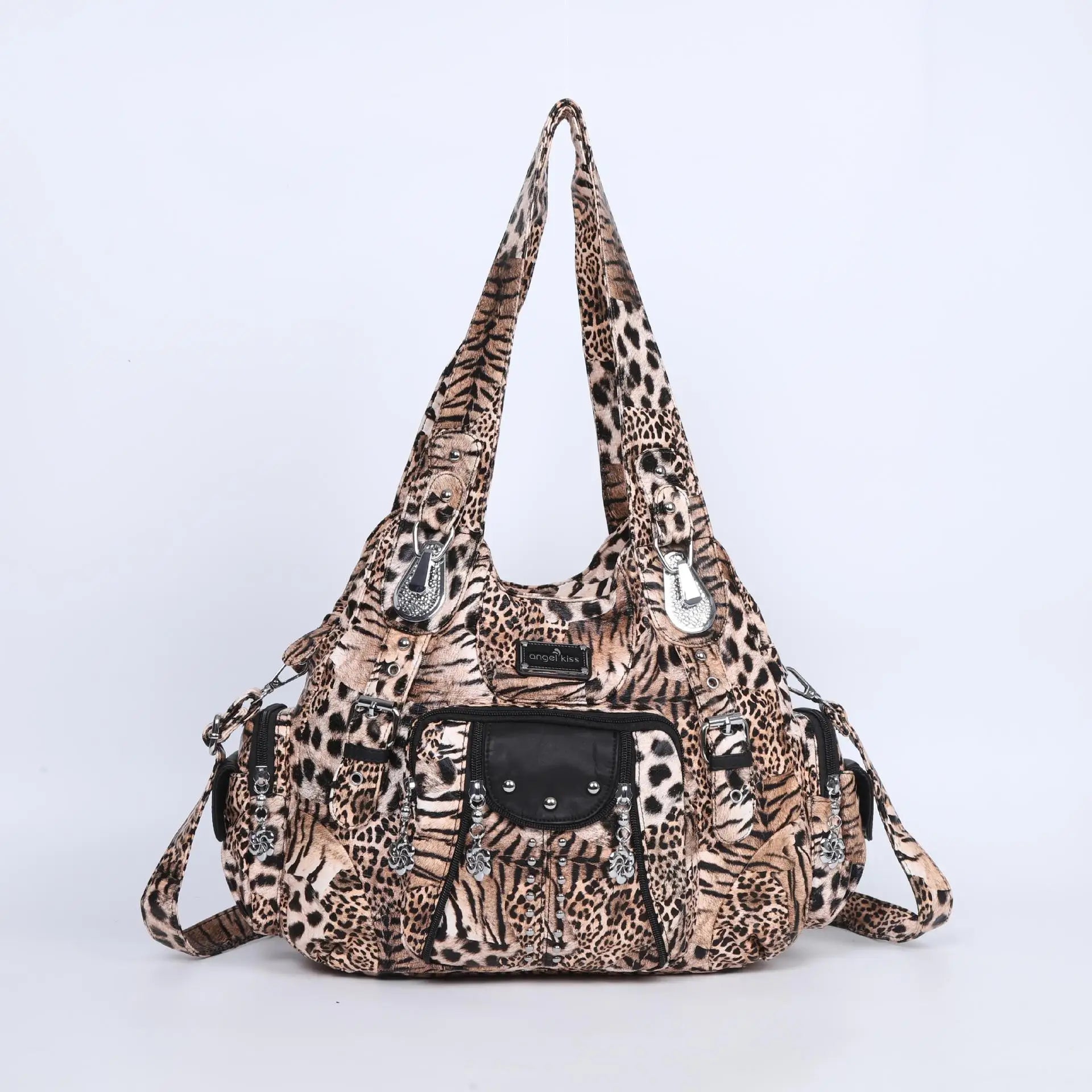 Angelkiss PU Leather Satchel Handbag