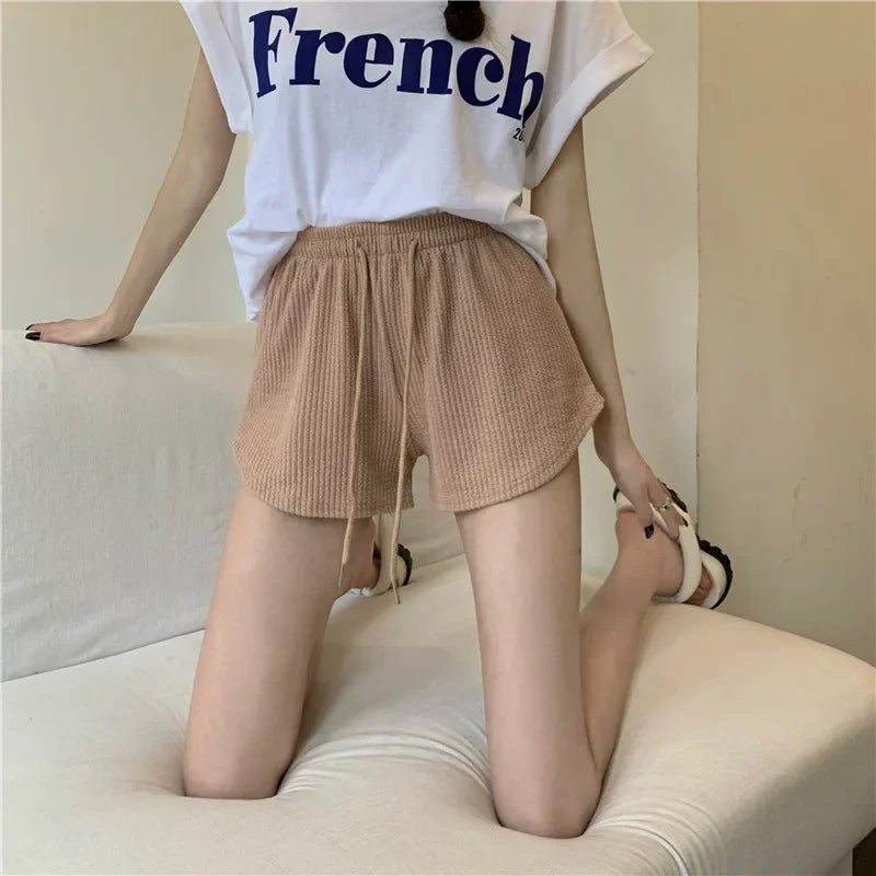 Women’s Mid Waist Casual Loose Shorts