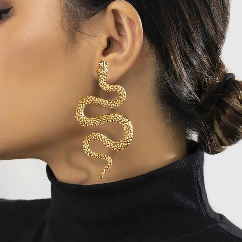 Halloween Snake Stud Earrings for Women