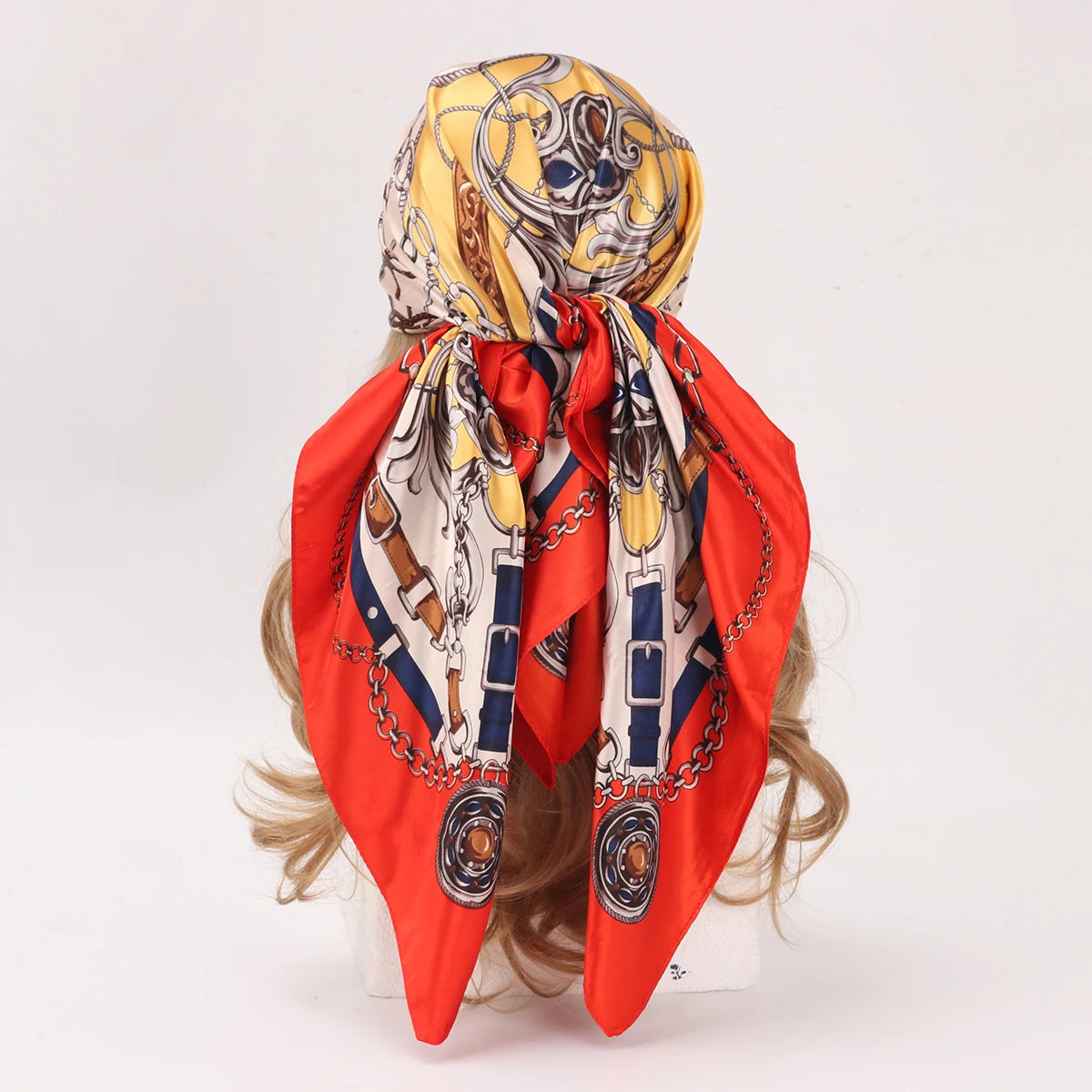 90cm Four Seasons Silk Headscarf