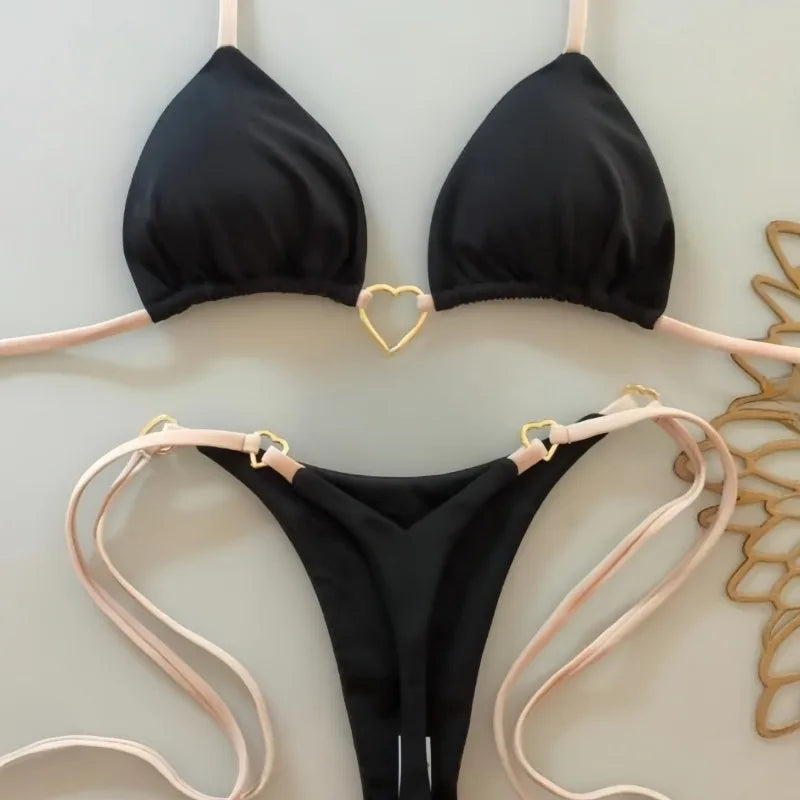 Micro Push-Up Brazilian Bikini Set Women