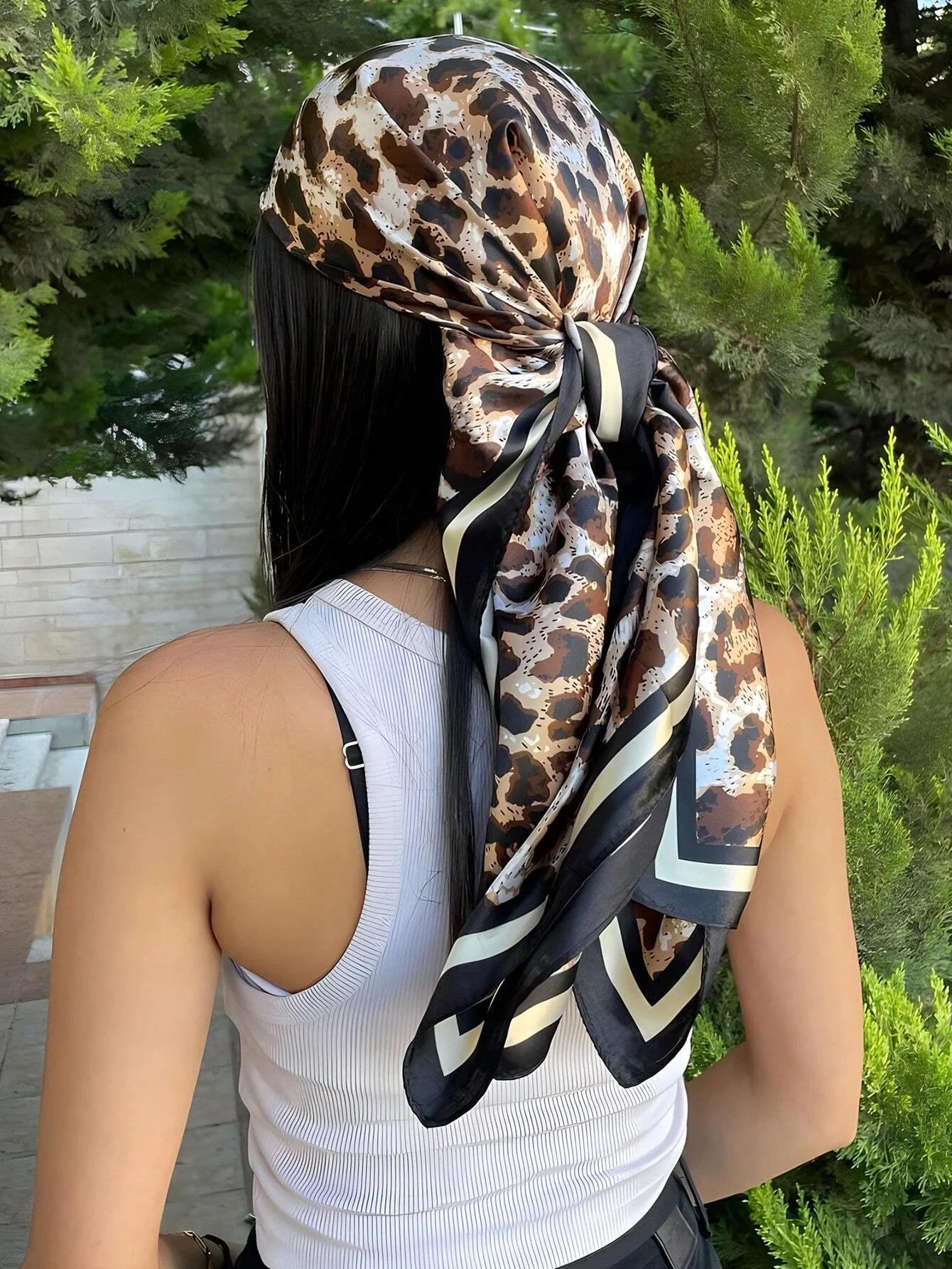 Luxury 60-Color Silk Square Scarf