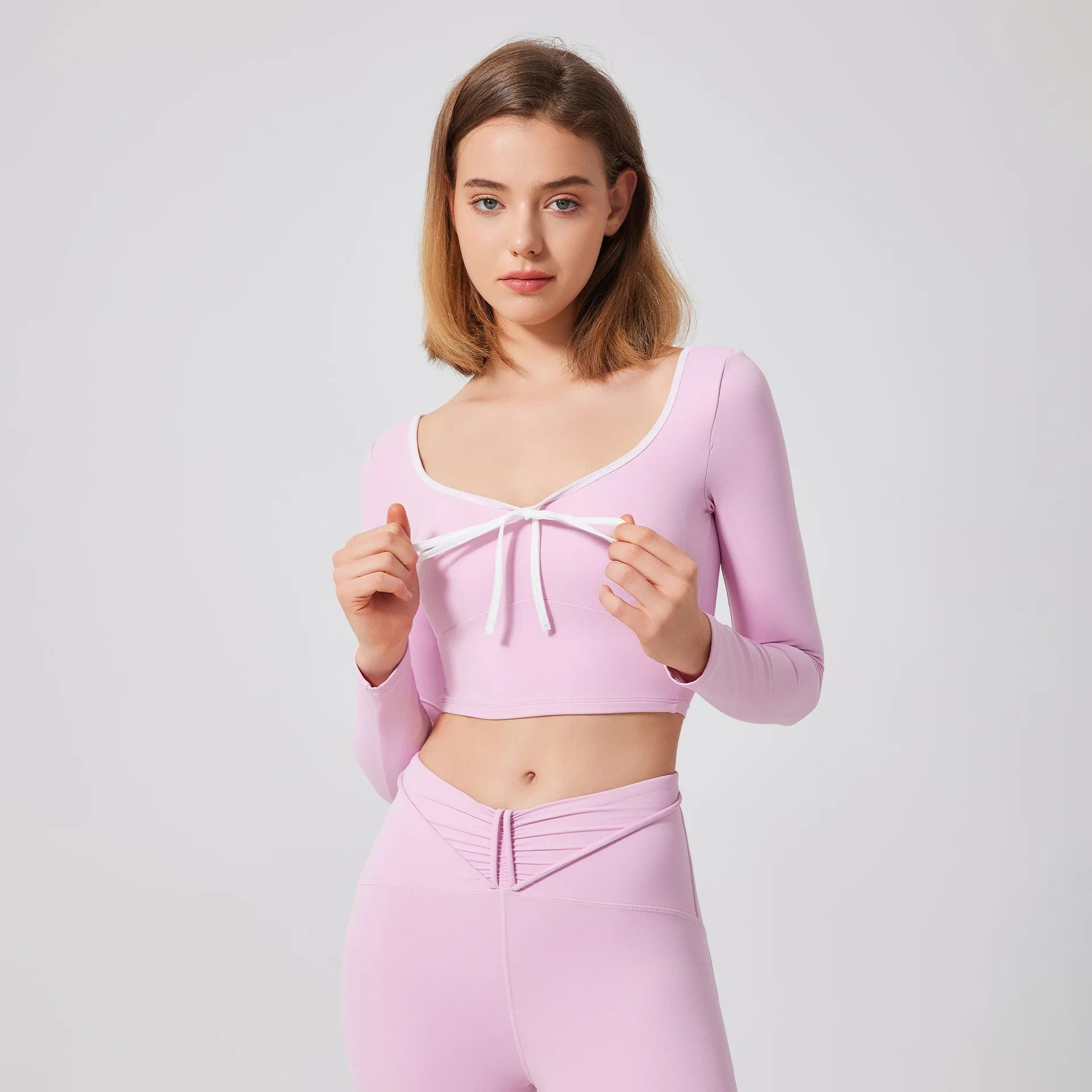 Color Block Mesh Running Fitness T-Shirt Women