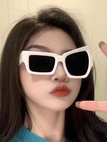Asymmetrical Hip Hop Fashion Sunglasses Unisex