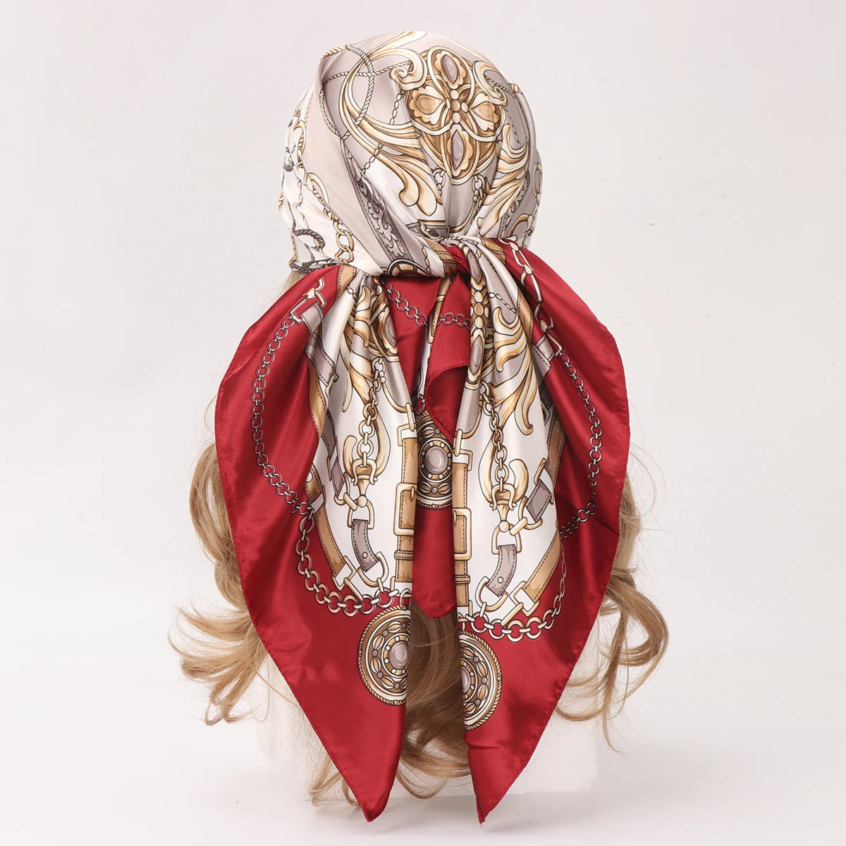 90cm Four Seasons Silk Headscarf
