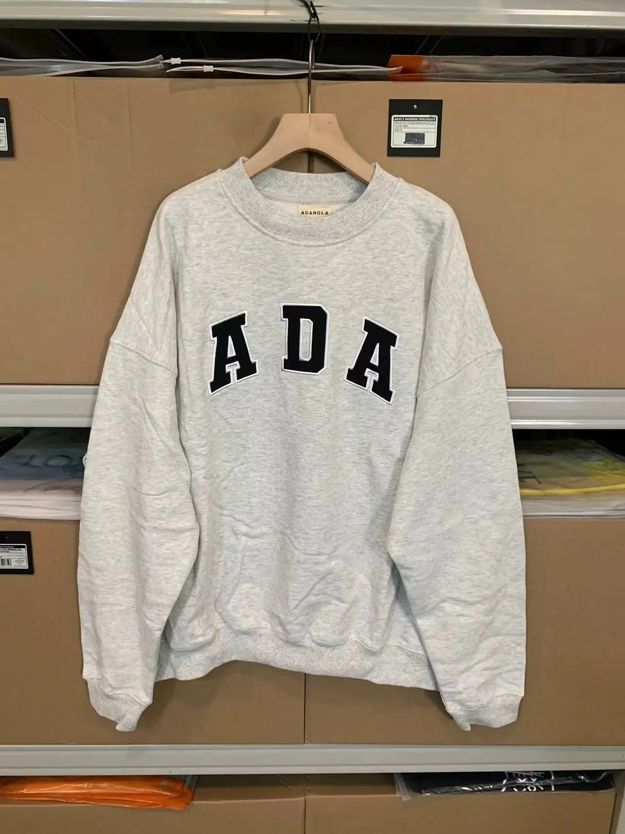 Loose Fit Round Neck Sweatshirt Women