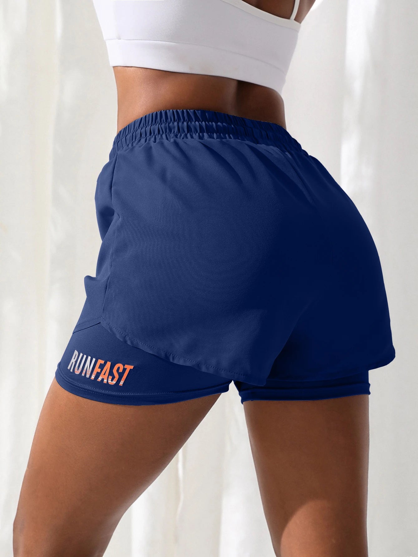 Women’s High Rise Elastic Yoga Shorts