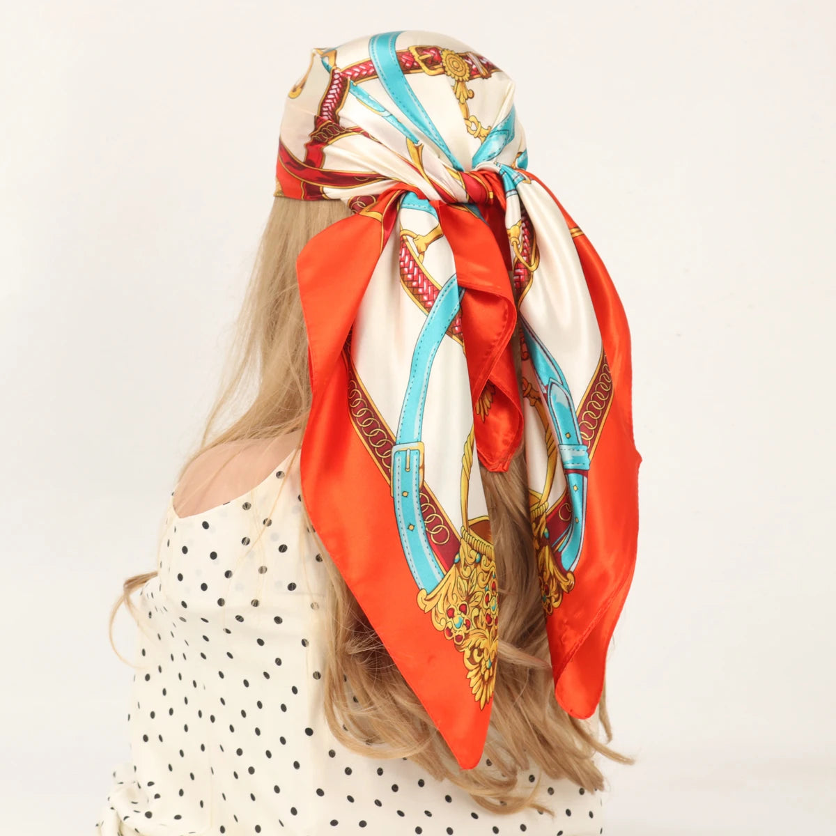 90cm Four Seasons Silk Headscarf