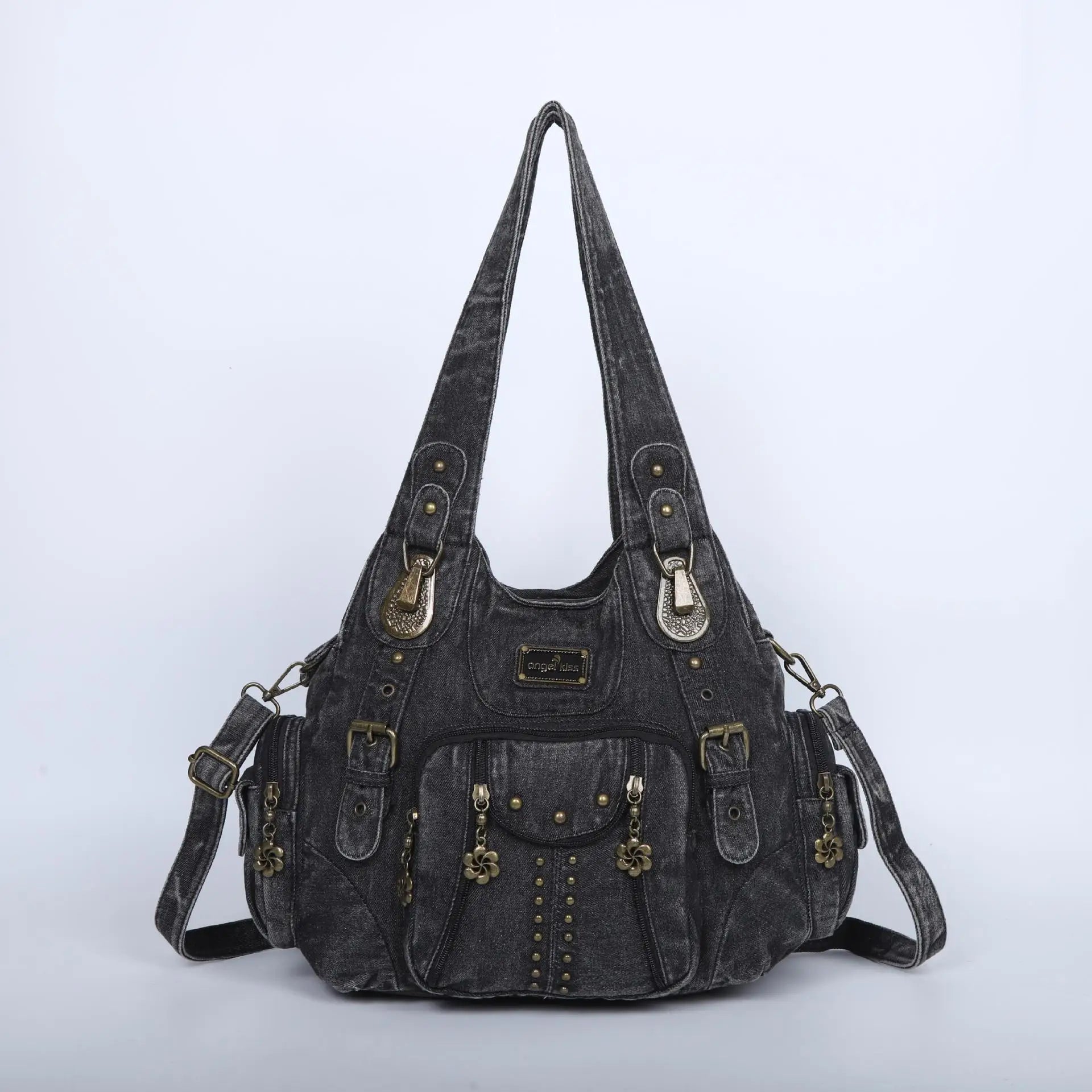 Angelkiss PU Leather Satchel Handbag