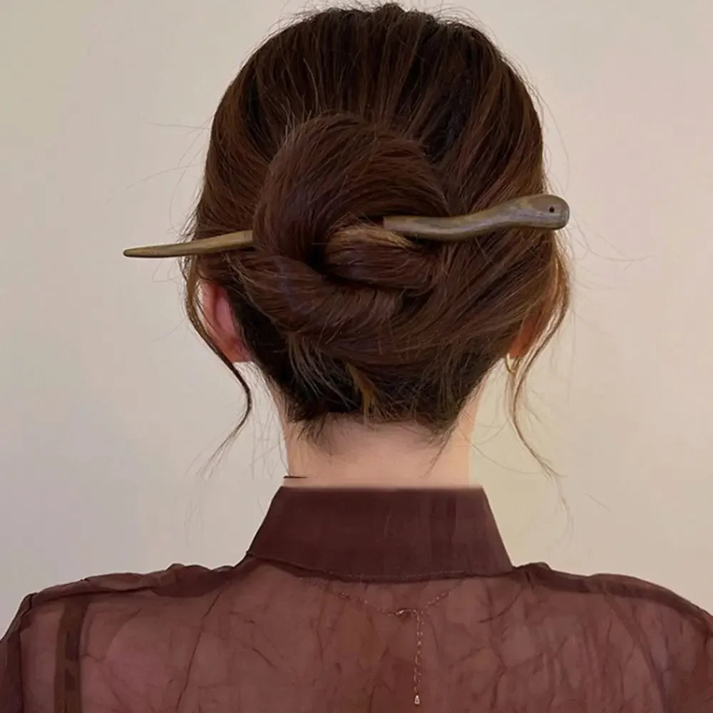 Elegant Chinese Style Wooden Hair Stick