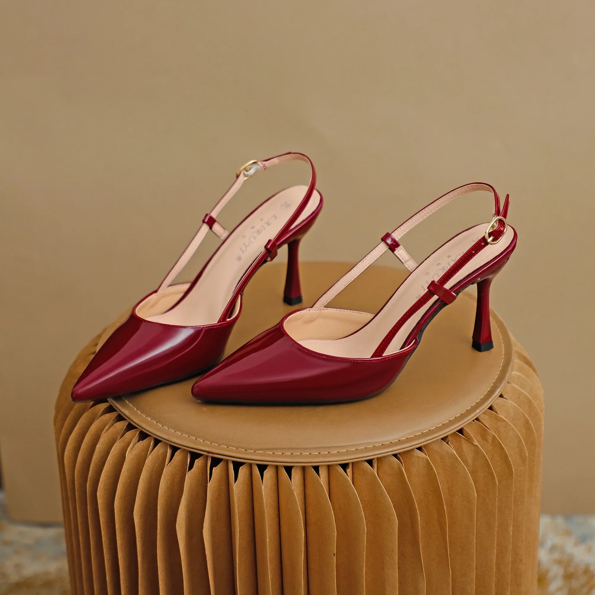 Patent Leather Pointed Toe Pumps