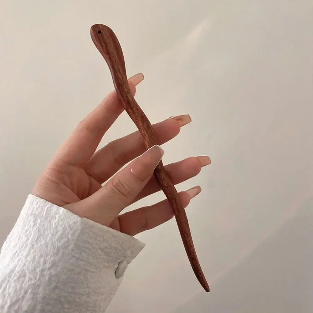 Elegant Chinese Style Wooden Hair Stick