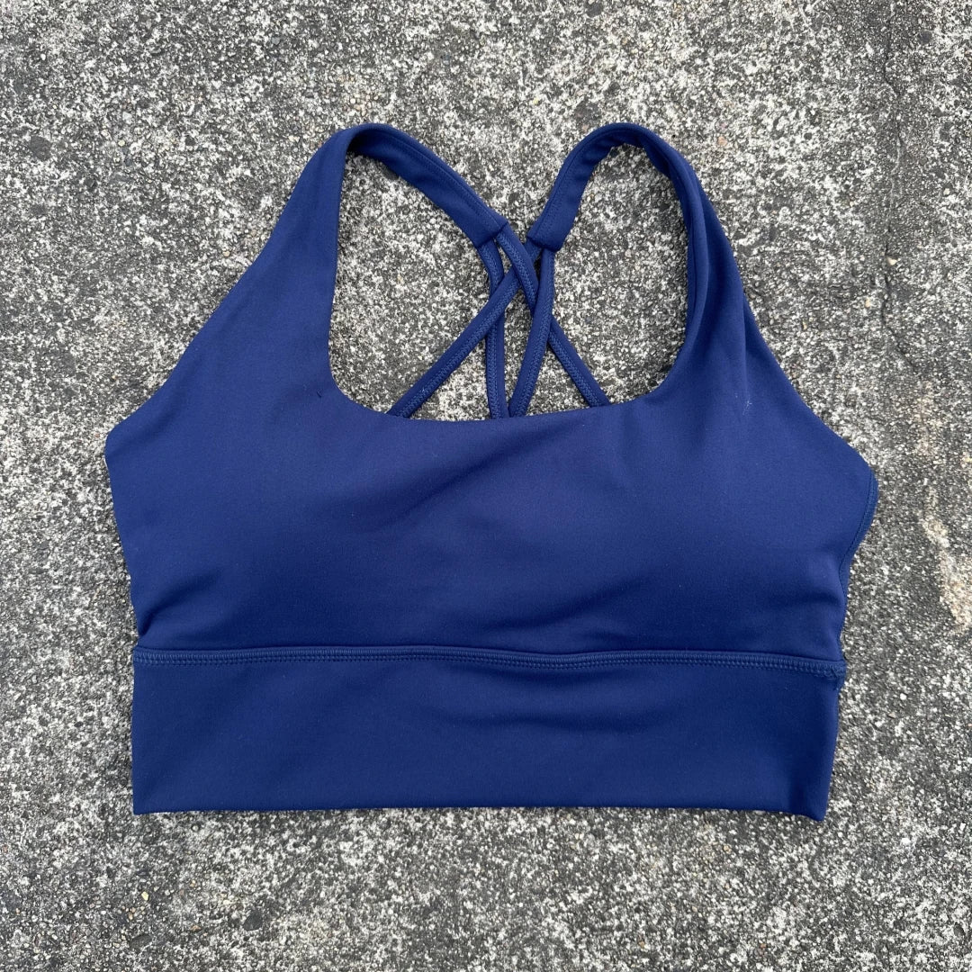 Soft Tight Cross Back Gym Fitness Bra Women