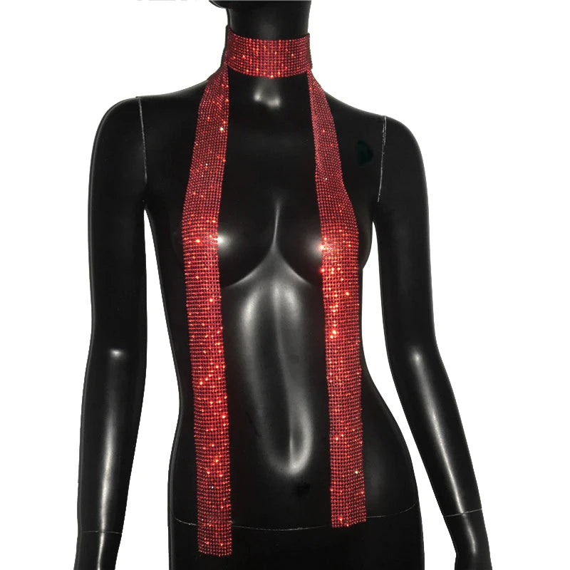 Holographic Sequined Party Scarf Women