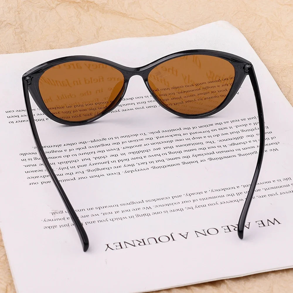 Small Cat Eye Polarized Vintage Sunglasses