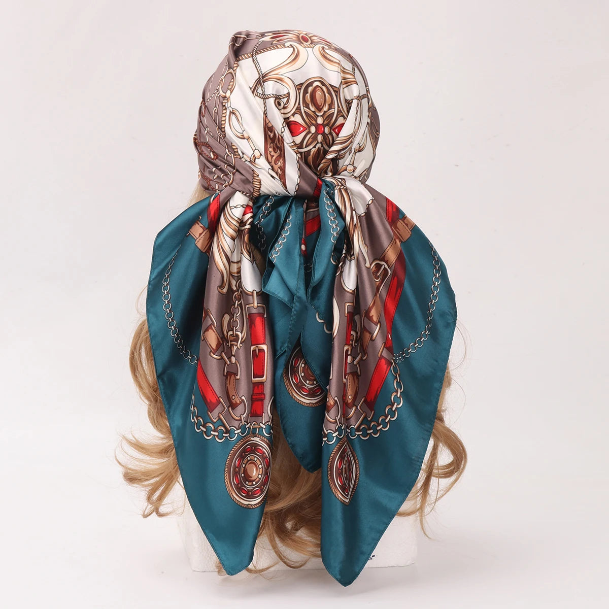 90cm Four Seasons Silk Headscarf
