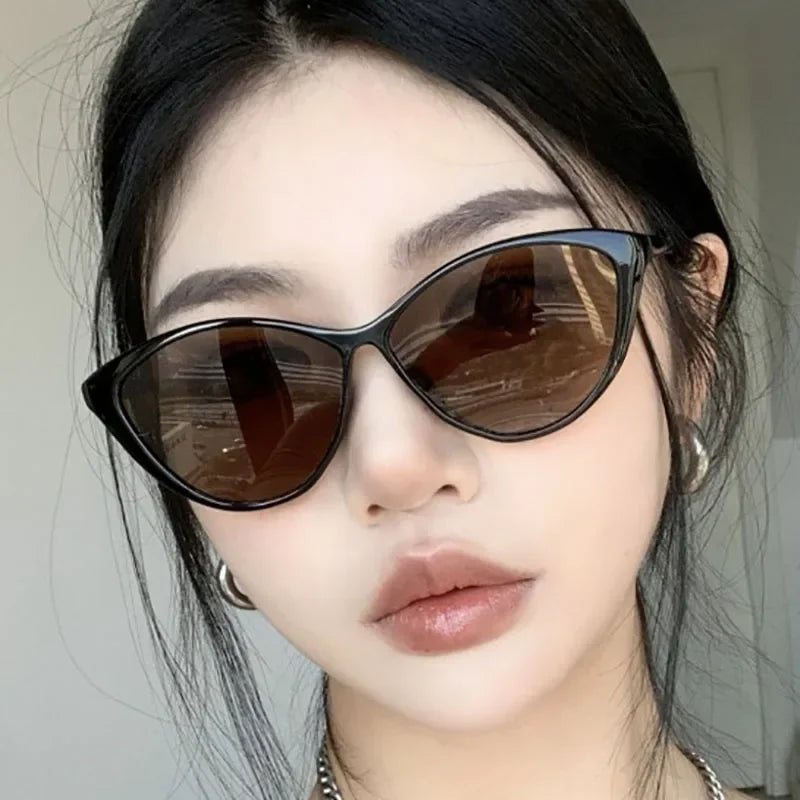 Small Cat Eye Polarized Vintage Sunglasses