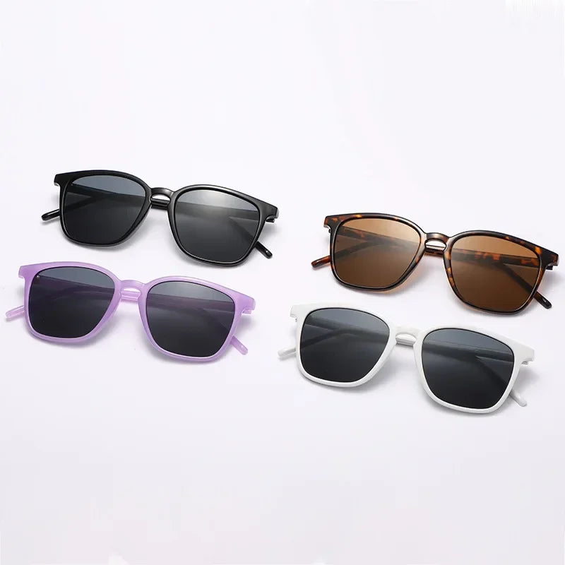 Vintage Polarized Square Sunglasses