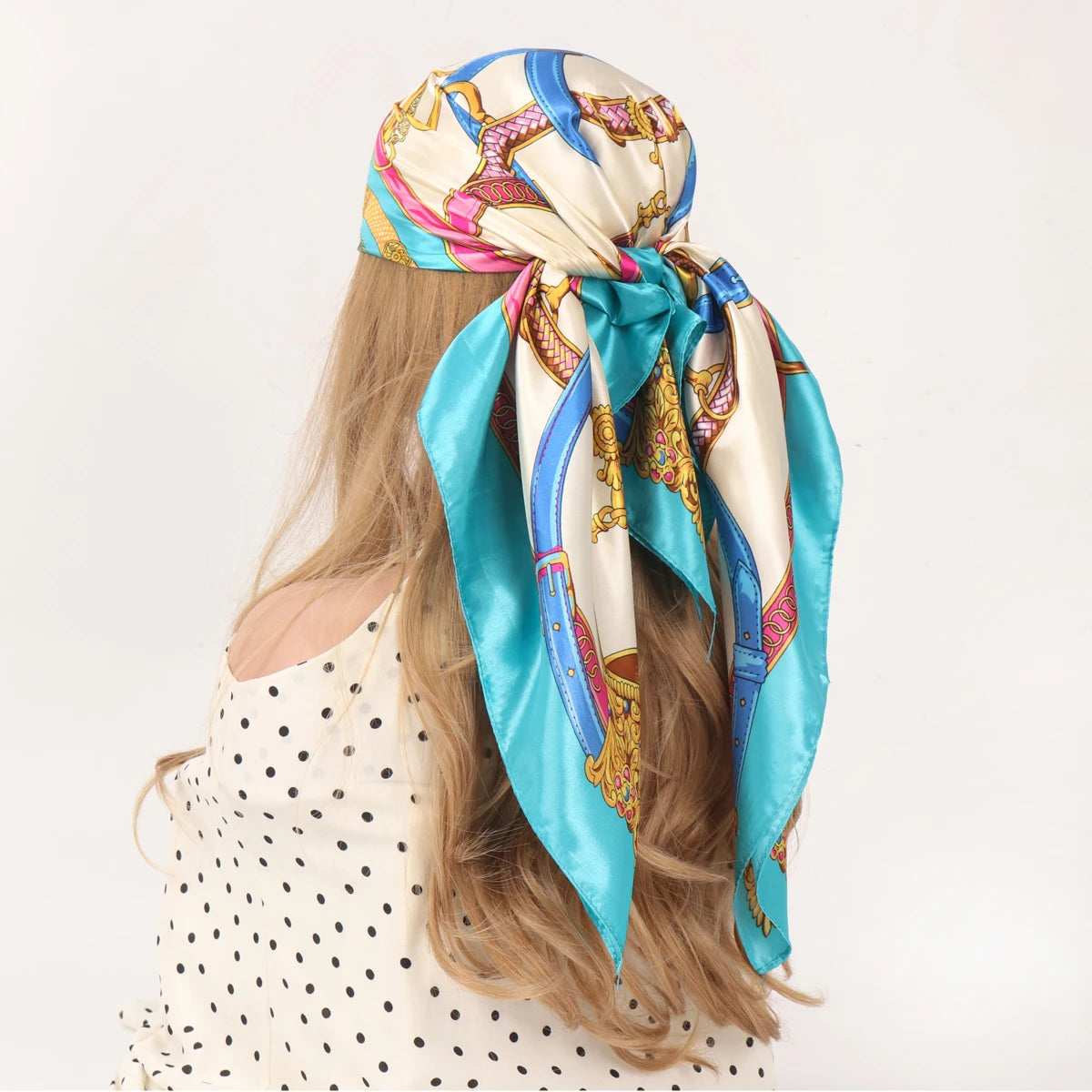 90cm Four Seasons Silk Headscarf