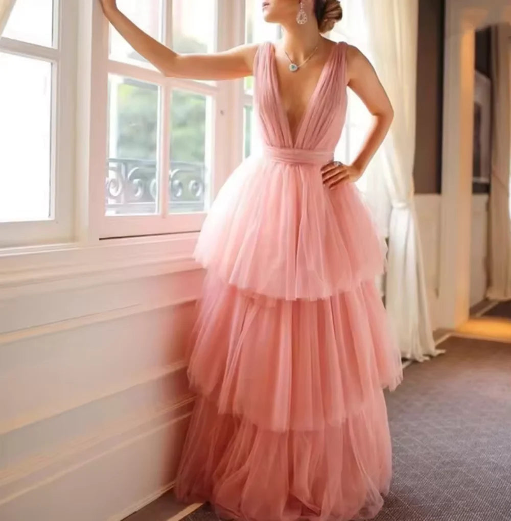 Sky Blue A-Line Spaghetti Strap Bridesmaid Dress