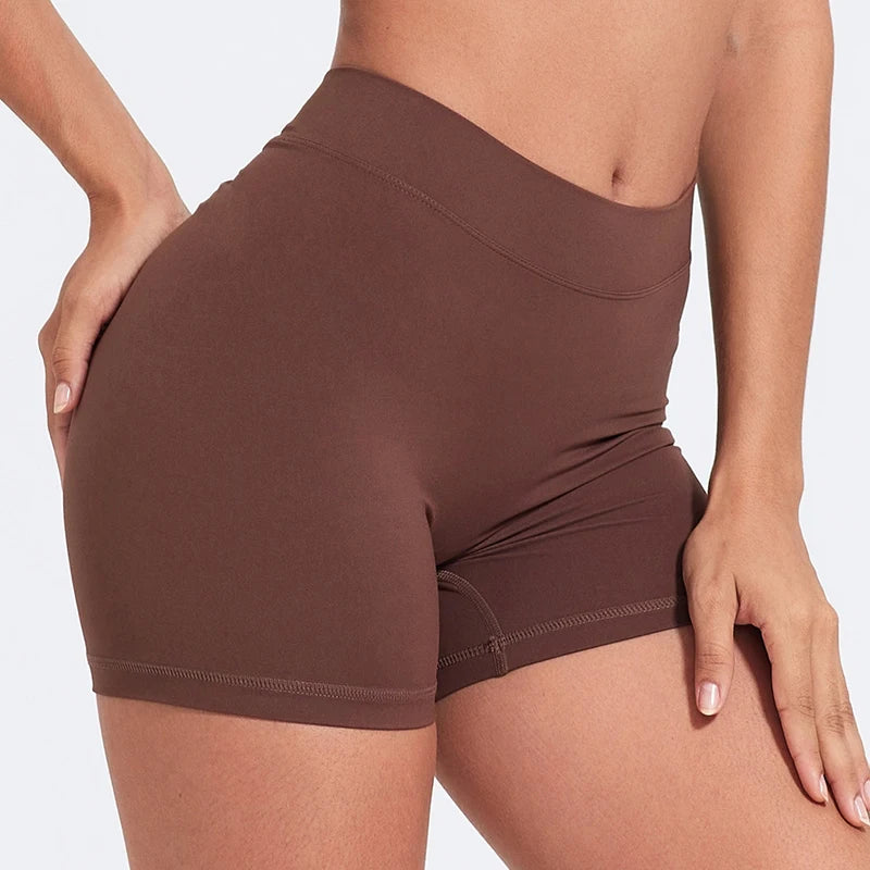 V-Back High Waist Hip Lift Shorts